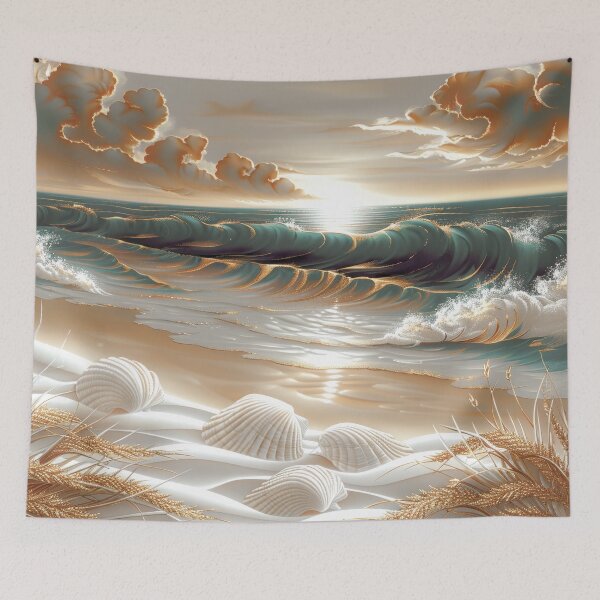 Item preview, Coastal Seashells at Sunset designed and sold by MargaretWiktor.
