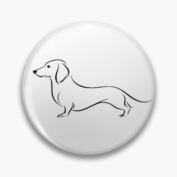 Artikelvorschau, Dachshound Minimalistic Design entworfen und verkauft von Fernhaven.
