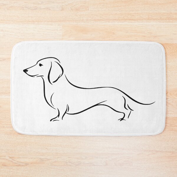 Artikelvorschau, Dachshound Minimalistic Design entworfen und verkauft von Fernhaven.