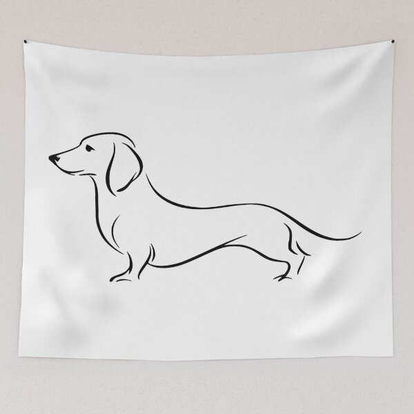 Artikelvorschau, Dachshound Minimalistic Design entworfen und verkauft von Fernhaven.