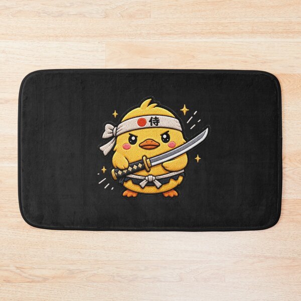 Item preview, Tiny Duck Samurai Embroidery Patch Cute Kawaii designed and sold by ColorSplash123.