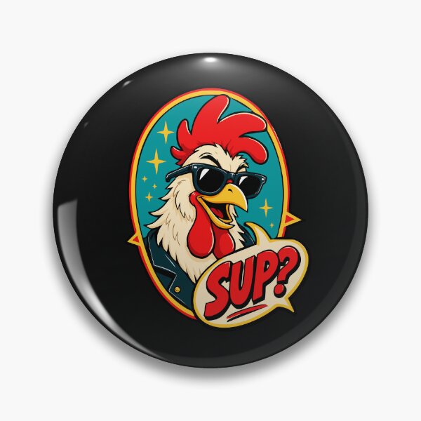 Item preview, Chicken In Black Sunglasses Animal Lover Funny Rooster Cool Art designed and sold by alenaz.