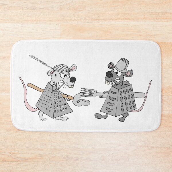 Item preview, The Great Grater War – Funny Quirky Mice Cooking Pun Art designed and sold by MyxaART.