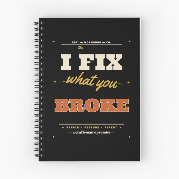 Item preview, I Fix What You Broke – Funny Handyman Craftsman Workshop Vintage designed and sold by Lozarux.