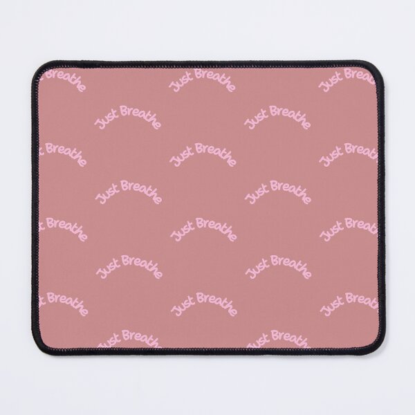 Item preview, Just Breathe – Minimalist Pink Typography designed and sold by Glowfindsaesthe.