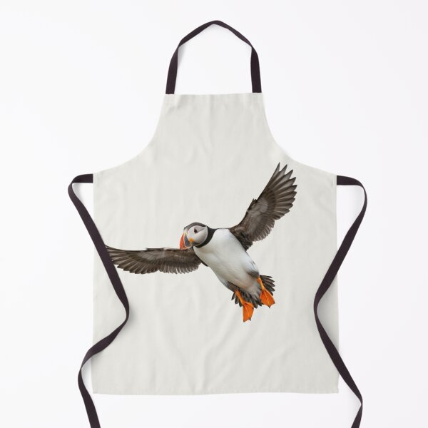 Item preview, Atlantic Puffin in Flight – Coastal Wildlife Illustration designed and sold by The Digital Compass.