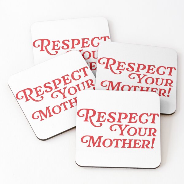 Item preview, Respect Your Mother, Funny Quote, Retro Y2K, Cute Sassy designed and sold by toongstudio.