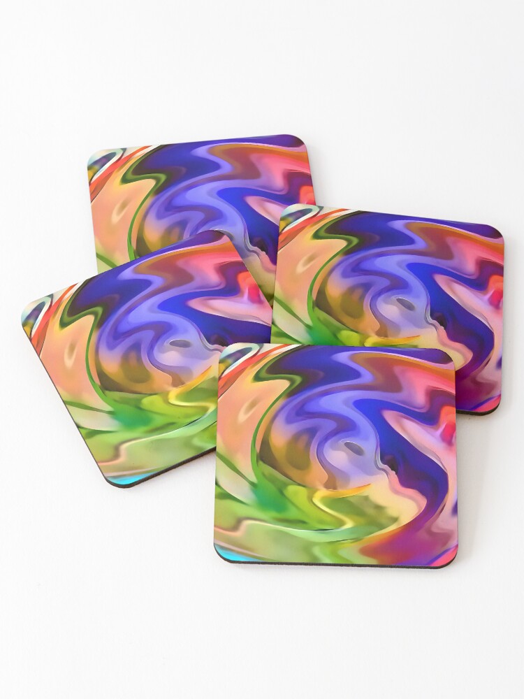 Thumbnail 1 of 5, Coasters (Set of 4), Pond Reflections designed and sold by dmattson.