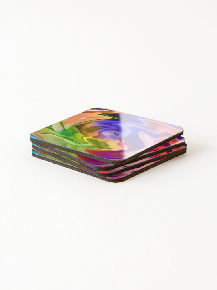 Thumbnail 4 of 5, Coasters (Set of 4), Pond Reflections designed and sold by dmattson.
