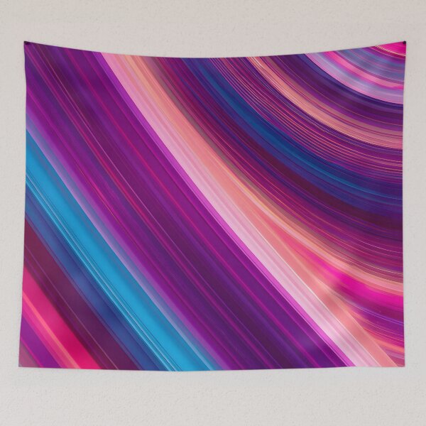 Item preview, Vibrant Neon Fluid Dynamic Stripes Abstract designed and sold by Paulocdias.