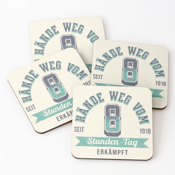 Item preview, Hands off the 8-hour day | Workers' rights vintage protection designed and sold by VariousGoodies.