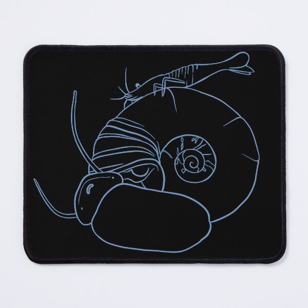 Item preview, Ramshorn Snail with Shrimp Blue designed and sold by Kaytertrib.