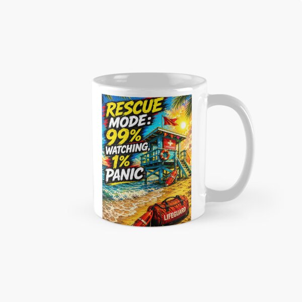 Item preview, Funny Lifeguard Rescue Shirt – 99 Percent Watching 1 Percent Panic designed and sold by RJsTees.