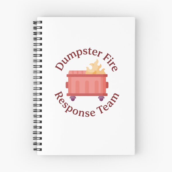 Item preview, Dumpster Fire Response Team Humorous Sarcastic Chaos Problem Solver designed and sold by JonesFlora2025.