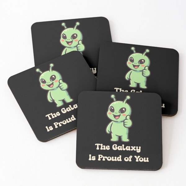 Item preview, The Galaxy Is Proud of You – Wholesome Alien Thumbs Up Design designed and sold by GaMaDesing.