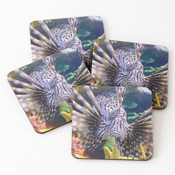 Item preview, Electric Lionfish - Ocean Predator Pop Art designed and sold by LittleHandsBigWorld.
