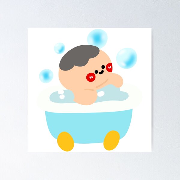 Item preview, Bubbly Bath Time designed and sold by KJackArtwork.
