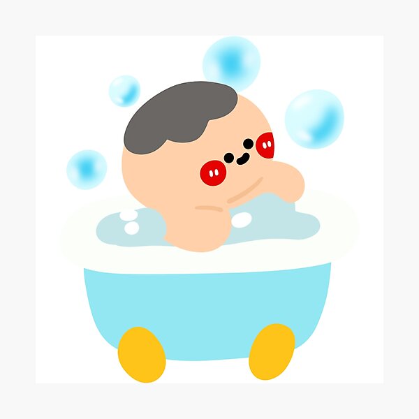 Item preview, Bubbly Bath Time designed and sold by KJackArtwork.
