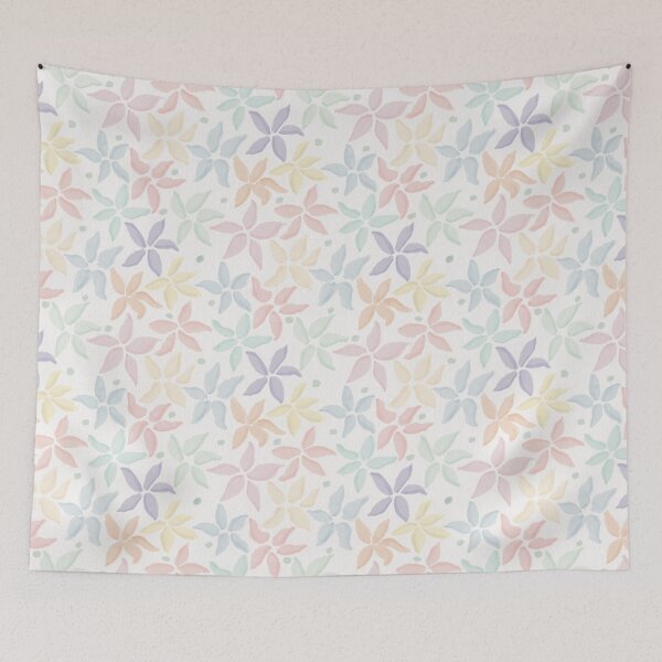 Item preview, Watercolor Pastel Floral Seamless Nursery Pattern designed and sold by Seamlessly Buffalo.