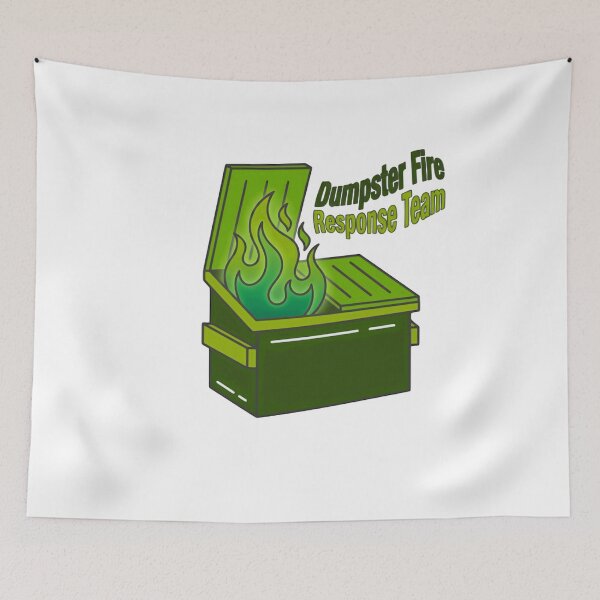 Item preview, Dumpster Fire Response Team Funny Workplace Chaos Sarcasm designed and sold by JonesFlora2025.