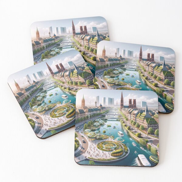 Item preview, Strasbourg - Futuristic Cities designed and sold by Eric Nagel.