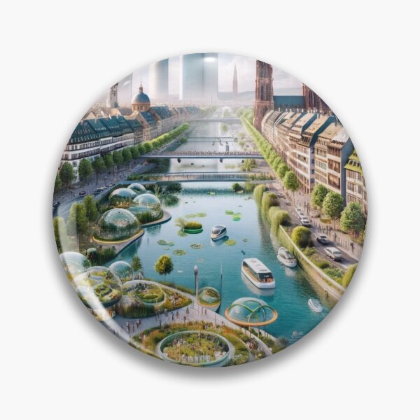 Item preview, Strasbourg - Futuristic Cities designed and sold by Eric Nagel.