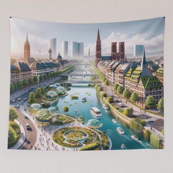 Item preview, Strasbourg - Futuristic Cities designed and sold by Eric Nagel.