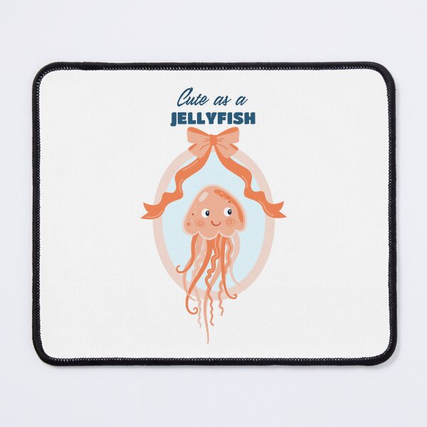 Item preview, Cute jellyfish, bow coquette, oval shaped frame designed and sold by CHERRY--SHOP.