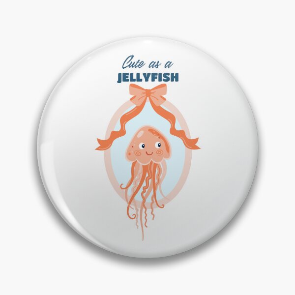 Item preview, Cute jellyfish, bow coquette, oval shaped frame designed and sold by CHERRY--SHOP.