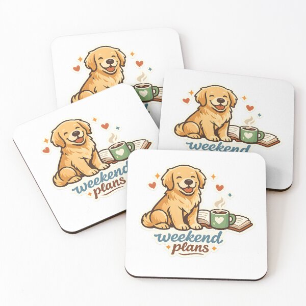 Item preview, Weekend Plans Cute Dog and Book Design designed and sold by Naviora.