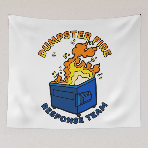 Item preview, Dumpster Fire Response Team Chaos Manager Funny Work Gift designed and sold by JonesFlora2025.