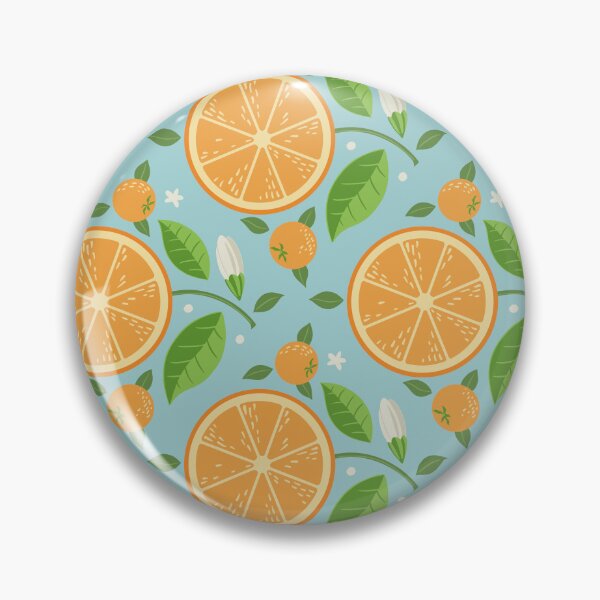 Item preview, Orange slices pattern designed and sold by and-creative2.