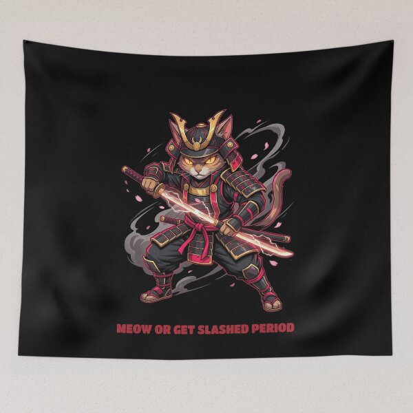 Item preview, Meow or Get Slashed Period designed and sold by The Quiet Thicket.