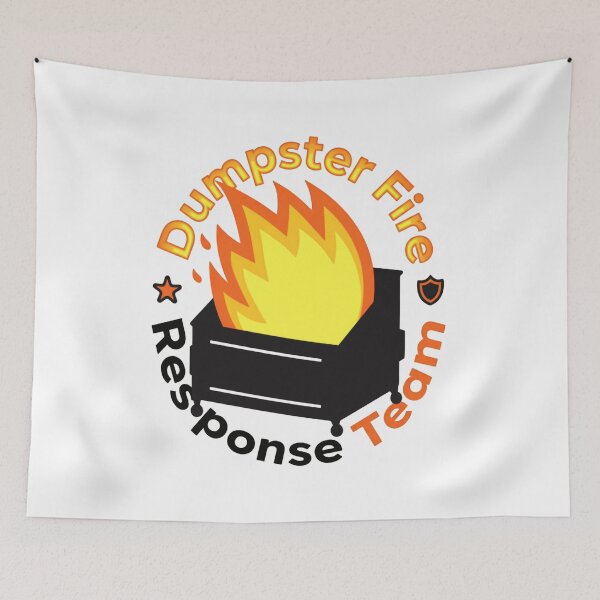 Item preview, Dumpster Fire Response Team Funny Workplace Chaos Humor Office Manager Coworker designed and sold by JonesFlora2025.