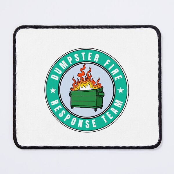Item preview, Dumpster Fire Response Team Funny Sarcastic Humor Crisis Manager designed and sold by JonesFlora2025.