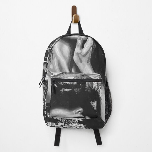 Item preview, Failure to Loosen | Black and White Mixed Media Portrait designed and sold by CheHojas.