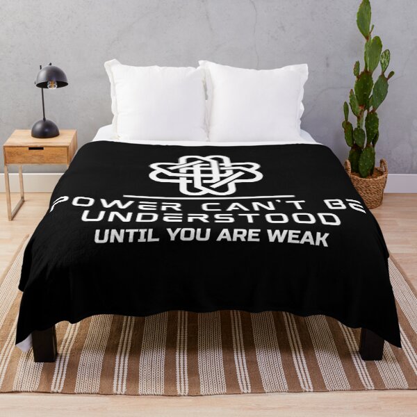 Item preview, Power Is Forged in Weakness – Motivational Quote designed and sold by THE RADIANT LEGACY.