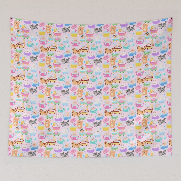 Item preview, Bubbly Bath Time Seamless Pattern designed and sold by KJackArtwork.