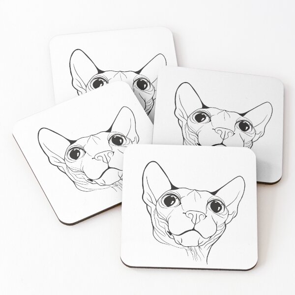 Artikelvorschau, Sphynx-Katzenporträt 1 entworfen und verkauft von Kaytertrib.
