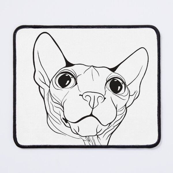 Item preview, Sphynx Cat Portrait 1 designed and sold by Kaytertrib.