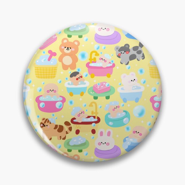 Item preview, Bubbly Bath Time Seamless Pattern designed and sold by KJackArtwork.