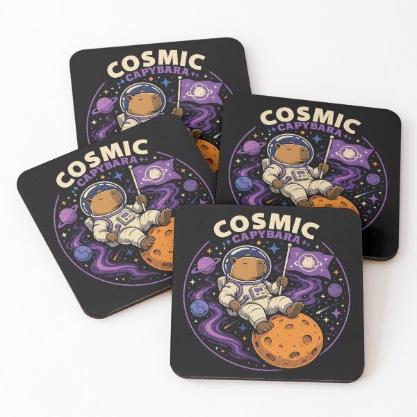 Item preview, Cosmic Capybara designed and sold by GhoulishGraphX.
