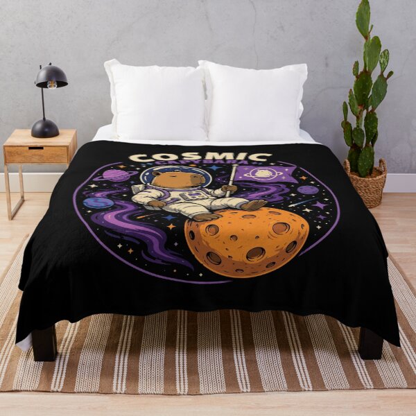 Item preview, Cosmic Capybara designed and sold by GhoulishGraphX.