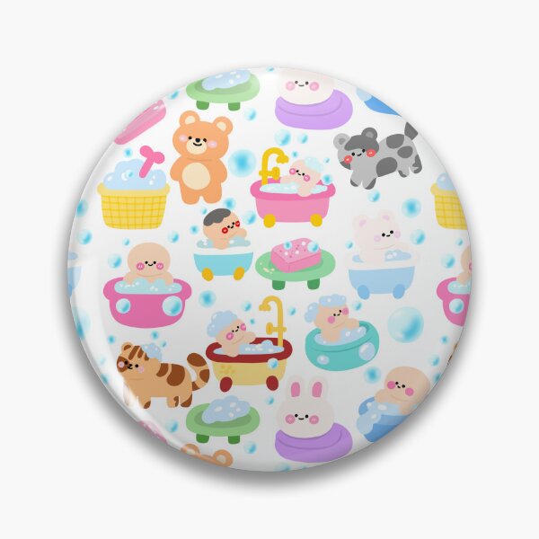 Item preview, Bubbly Bath Time Seamless Pattern designed and sold by KJackArtwork.