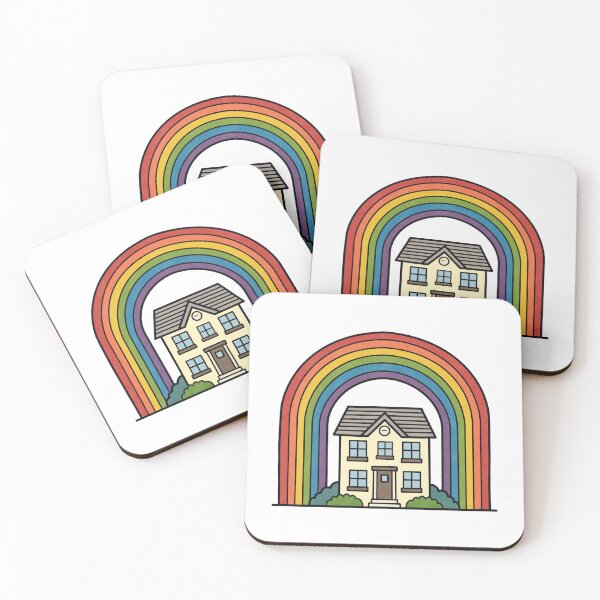Item preview, Cute Safe Space Rainbow House designed and sold by Anne97s.