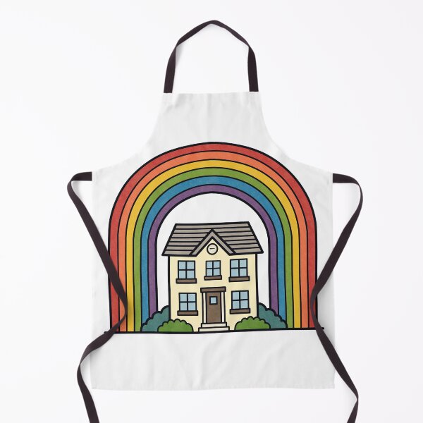 Item preview, Cute Safe Space Rainbow House designed and sold by Anne97s.