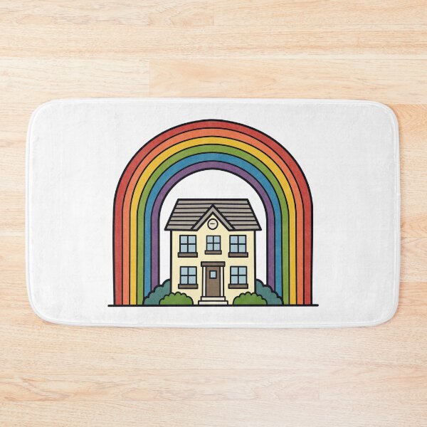 Item preview, Cute Safe Space Rainbow House designed and sold by Anne97s.