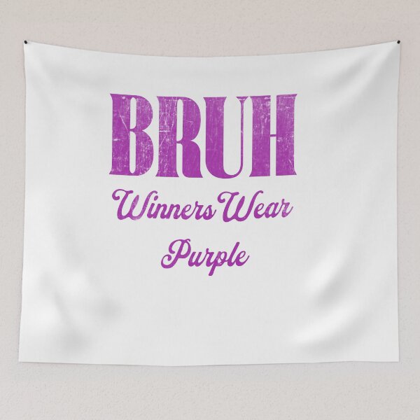 Item preview, Bruh Winners Wear Purple Winning Champion Attitude designed and sold by JonesFlora2025.