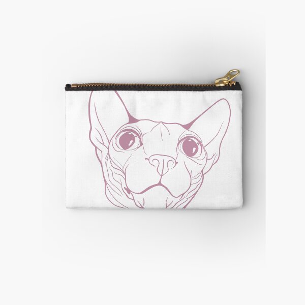 Artikelvorschau, Sphynx-Katzenporträt 1 Blau entworfen und verkauft von Kaytertrib.