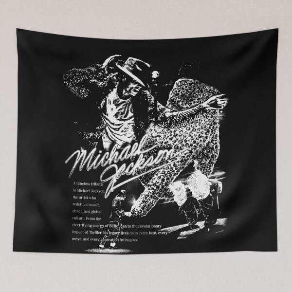 Item preview, Michael J vintage art designed and sold by LiuTiuuu.